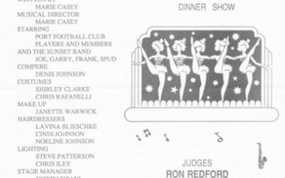 Memorabilia- New Faces Dinner Show