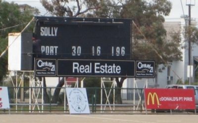 Scoreboard Port U18 11th July 2009