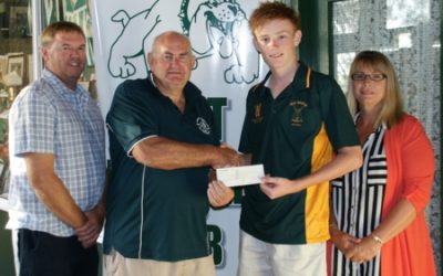 Donation to Harry Thoman