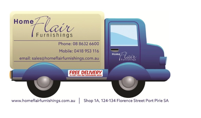 Homeflair Furnishings Truck logo Homeflair Furnishings